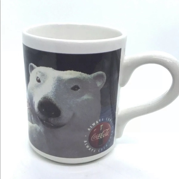 Coca Cola Polar Bear Mugs Alway Cool 2 ct - Picture 5 of 7